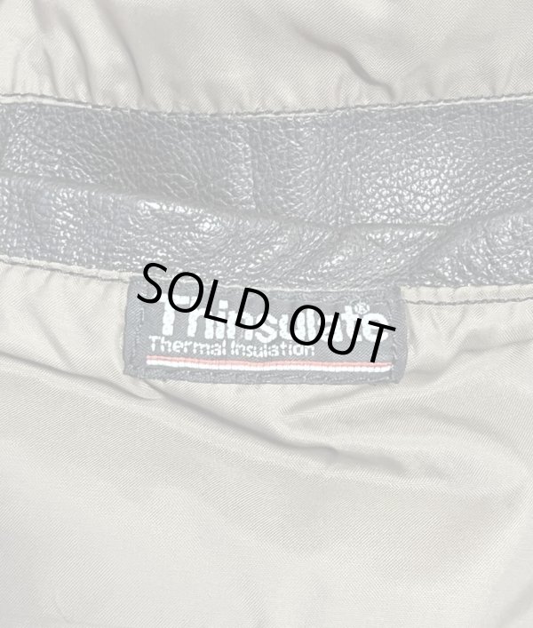 画像4: 80'S LL Bean "A-2" レザー フライトジャケット ダークブラウン USA製 (VINTAGE)