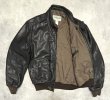 画像3: 80'S LL Bean "A-2" レザー フライトジャケット ダークブラウン USA製 (VINTAGE)