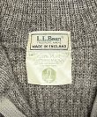 画像2: 80'S LL Bean ブリティッシュウール ドライバーズニット ダークベージュ イングランド製 (VINTAGE)