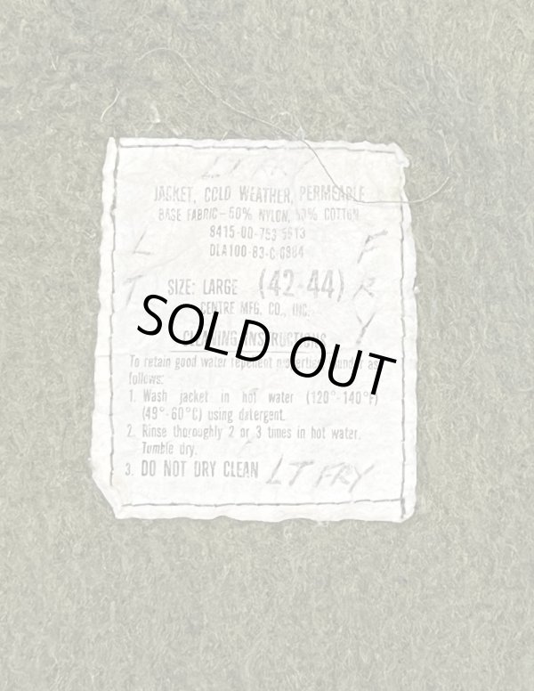 画像2: 80'S アメリカ軍 US NAVY "A-2" デッキジャケット ミリタリーグリーン (VINTAGE)