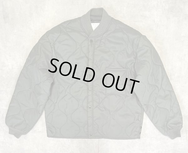 画像1: 80'S アメリカ軍 USAF "CWU-9/P" キルティング ライナージャケット セージグリーン (VINTAGE) 