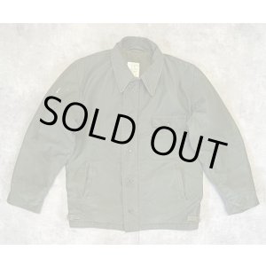 画像: 80'S アメリカ軍 US NAVY "A-2" デッキジャケット ミリタリーグリーン (VINTAGE)