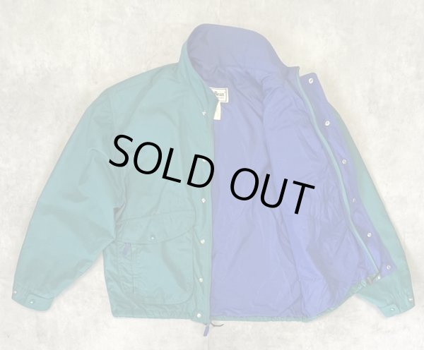 画像3: 90'S LL Bean "GORE-TEX" バギーズジャケット グリーン/ブルー USA製 (VINTAGE)