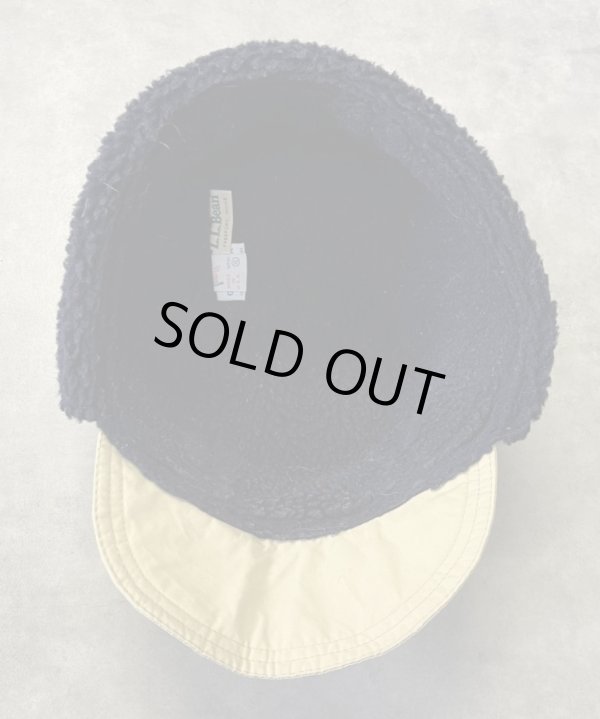 画像6: 90'S LL Bean "GORE-TEX" 裏地ボアフリース 耳当て付き 2WAY キャップ タン USA製 (VINTAGE)