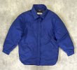 画像1: 90'S LL Bean ナイロン シャツ型 ダウンジャケット ダークブルー (VINTAGE)