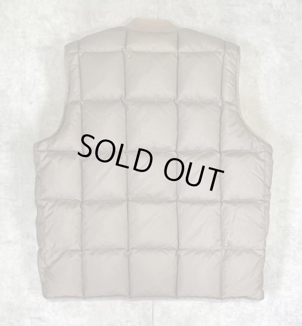 画像4: 70'S WOOLRICH WOOLEN MILLS "THE TETON" リバーシブル ダウンベスト TALONアルミジップ タン/オレンジ (VINTAGE)