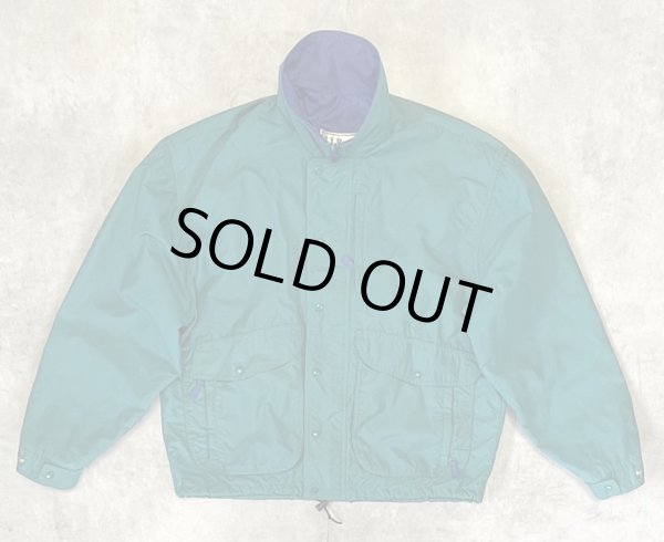 画像1: 90'S LL Bean "GORE-TEX" バギーズジャケット グリーン/ブルー USA製 (VINTAGE)