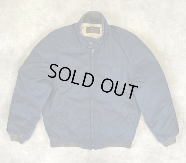 画像1: 80'S EDDIE BAUER "ALL PURPOSE" 黒タグ グースダウン ダウンジャケット ネイビー (VINTAGE)