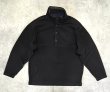 画像1: 90'S PATAGONIA "MICRO D-LUXE PULLOVER" フリース スナップT ブラック USA製 (VINTAGE)