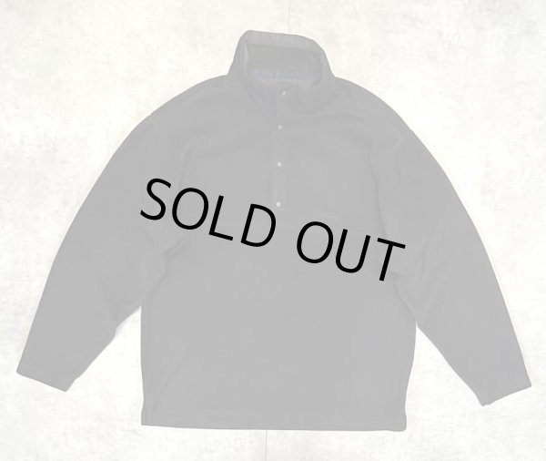 画像1: 90'S PATAGONIA "MICRO D-LUXE PULLOVER" フリース スナップT ブラック USA製 (VINTAGE)