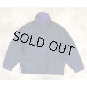 画像: 90'S LL Bean ナイロン バギーズジャケット ネイビー/パープル (VINTAGE)