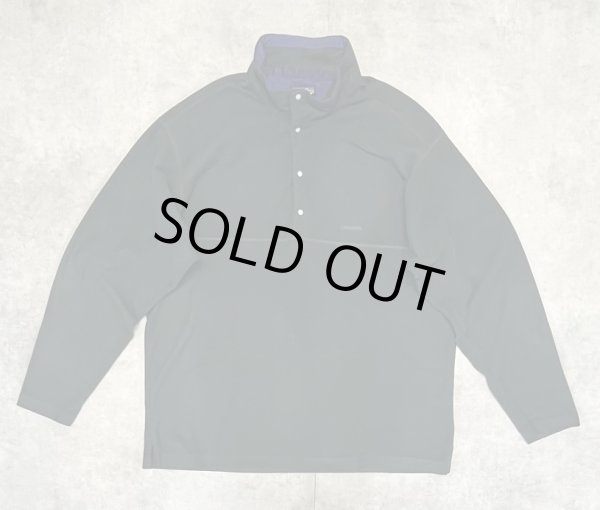 画像1: 90'S PATAGONIA "MICRO D-LUXE PULLOVER" 旧タグ フリース スナップT ダークグリーン USA製 (VINTAGE)