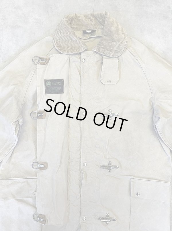 画像3: 80'S E.A.FAY キャンバス ファイヤーマンコート ベージュ USA製 (VINTAGE)