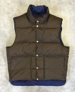 画像4: 70'S JC PENNEY リバーシブル ダウンベスト ネイビー/ブラウン (VINTAGE)