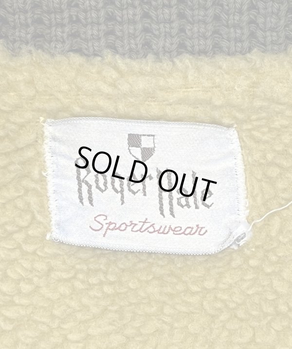 画像2: 70'S ROGER HALE SPORTSWEAR 裏地ボア ファラオジャケット CONMATICブラスジップ カーキ (VINTAGE)