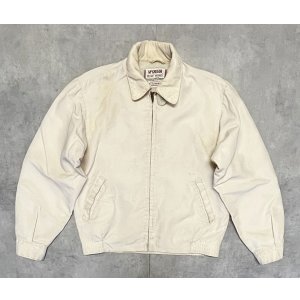 画像: 60'S McGREGOR "NYLON ANTI-FREEZE" 裏地付き ドリズラージャケット ホワイト USA製 (VINTAGE)