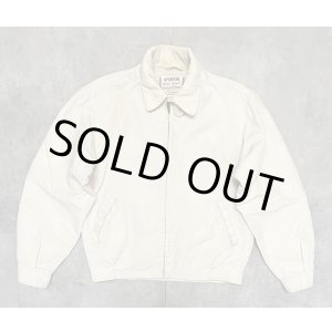 画像: 60'S McGREGOR "NYLON ANTI-FREEZE" 裏地付き ドリズラージャケット ホワイト USA製 (VINTAGE)