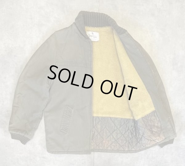 画像3: 70'S ROGER HALE SPORTSWEAR 裏地ボア ファラオジャケット CONMATICブラスジップ カーキ (VINTAGE)