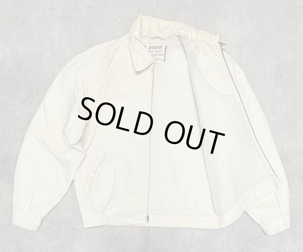 画像4: 60'S McGREGOR "NYLON ANTI-FREEZE" 裏地付き ドリズラージャケット ホワイト USA製 (VINTAGE)