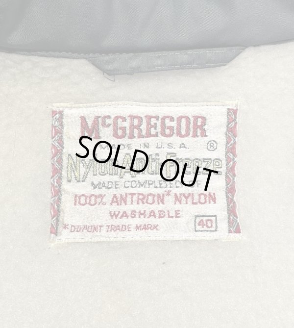 画像2: 60'S McGREGOR "NYLON ANTI-FREEZE" 裏地付き ドリズラージャケット オリーブ USA製 (VINTAGE)