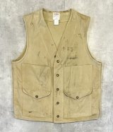 画像: 80'S C.C.FILSON キャンバス ハンティングベスト ベージュ USA製 (VINTAGE)