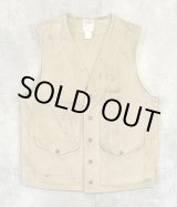 画像: 80'S C.C.FILSON キャンバス ハンティングベスト ベージュ USA製 (VINTAGE)