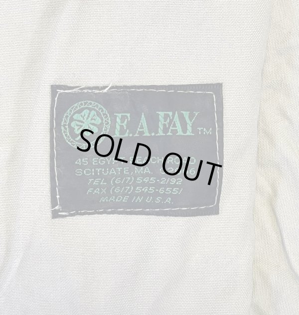 画像2: 80'S E.A.FAY キャンバス ファイヤーマンコート ベージュ USA製 (VINTAGE)