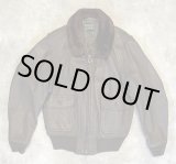 画像: 60'S アメリカ軍 US NAVY "G-1" 黒タグ MIL-J-7823C(WEP) レザー フライトジャケット ブラウン (VINTAGE) 