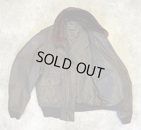 画像4: 60'S アメリカ軍 US NAVY "G-1" 黒タグ MIL-J-7823C(WEP) レザー フライトジャケット ブラウン (VINTAGE) 