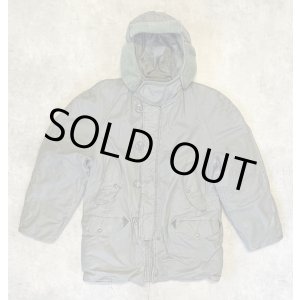 画像: 70'S アメリカ軍 USAF "CWU-8/P" 後期モデル ラビットパーカー セージグリーン (VINTAGE) 