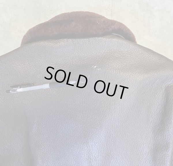 画像7: 60'S アメリカ軍 US NAVY "G-1" 黒タグ MIL-J-7823C(WEP) レザー フライトジャケット ブラウン (VINTAGE) 