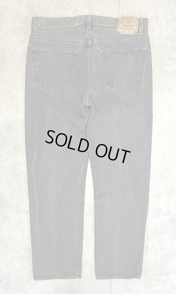 画像3: 90'S LEVIS 501 デニム 先染めブラック W38L30 USA製 (VINTAGE)