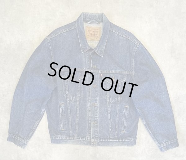 画像1: 90'S LEVIS "70506" スモールe 4thモデル デニムジャケット インディゴ USA製 (VINTAGE)