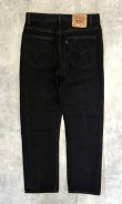 画像3: 00'S LEVIS 505 デニム ブラック USA製 W34L30 (VINTAGE)