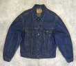 画像1: 80'S LEVIS "70506" スモールe 4thモデル 裏地ブランケット デニムジャケット インディゴ USA製 (VINTAGE)