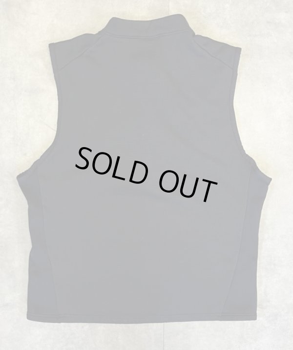 画像4: 00'S PATAGONIA 裾ロゴ レギュレーター R1 ハーフジップベスト ブラック USA製 (VINTAGE)