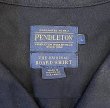 画像2: 00'S PENDLETON "BOARD SHIRT" ウール オープンカラーシャツ ブラック (USED)