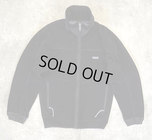 画像1: 90'S PATAGONIA 裏地P.E.F パーシャルエクリプス フリースジャケット ブラック USA製 (VINTAGE)