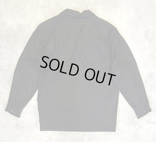 画像3: 00'S PENDLETON "BOARD SHIRT" ウール オープンカラーシャツ ブラック (USED)