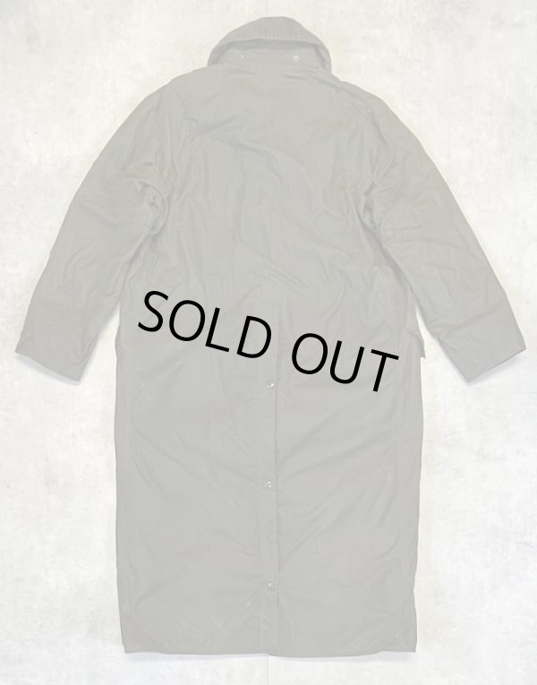 画像5: 80'S BARBOUR 2クレスト "BURGHLEY" 旧タグ オイルドコート オリーブ イングランド製 (VINTAGE)