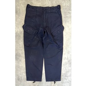画像: イギリス軍 ROYAL NAVY 斜めポケット カーゴパンツ ネイビー (VINTAGE)