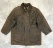画像1: 90'S BARBOUR 3クレスト "SOLWAY ZIPPER" 旧タグ オイルドジャケット ブラウン イングランド製 (VINTAGE)