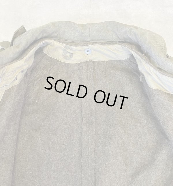 画像2: 50'S フランス軍 ウールライナー付き モーターサイクルコート オリーブ (VINTAGE)