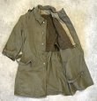 画像5: 50'S フランス軍 ウールライナー付き モーターサイクルコート オリーブ (VINTAGE)