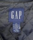 画像2: 00'S GAP 旧タグ 裏地キルティング レザー ドリズラージャケット ブラック (VINTAGE)