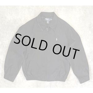 画像: 90'S RALPH LAUREN チンスト付き ドリズラージャケット ブラック (VINTAGE)