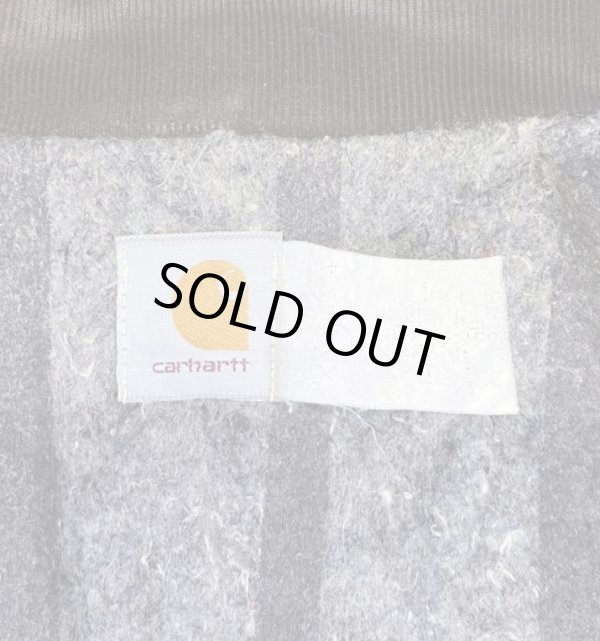 画像2: 80'S CARHARTT "TRADITIONAL COAT" 裏地ブランケット ダックジャケット ブラック USA製 (VINTAGE)