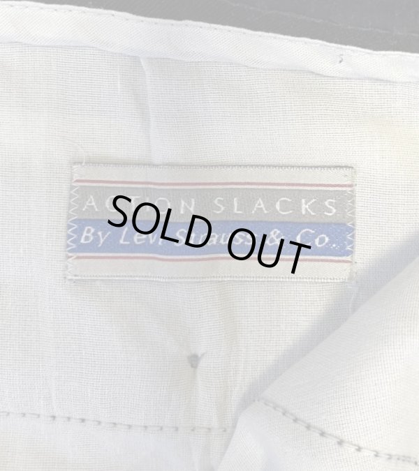 画像2: 90'S LEVIS "ACTION SLACKS" スラックス ブラック USA製 (VINTAGE)