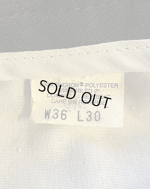 画像4: 90'S LEVIS "ACTION SLACKS" スラックス ブラック USA製 (VINTAGE)