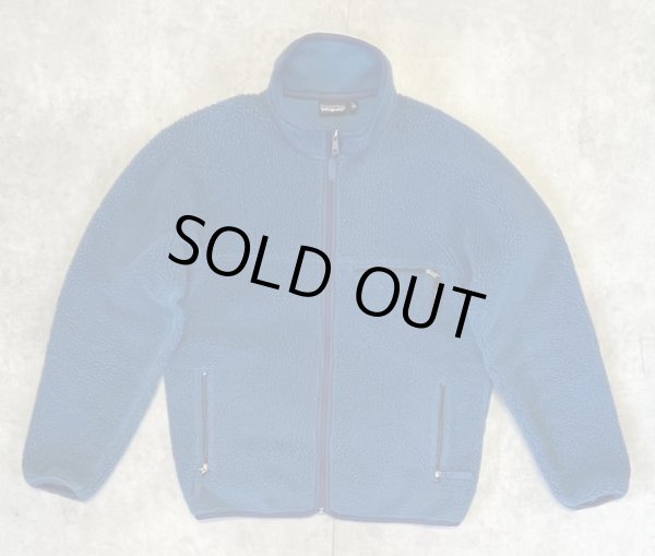 画像1: 90'S PATAGONIA 旧タグ ベビーレトロカーディガン ウルトラマリン USA製 (VINTAGE)